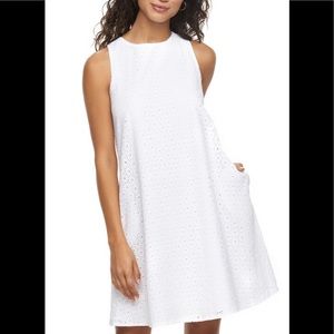 Sharagano Cosmopolitan Sheath Eyelet Dress